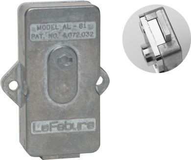 thumbnail image 2 of LeFebure 7700 Safe Deposit Box Locks - Used Tested With Guard Key 2 of 6